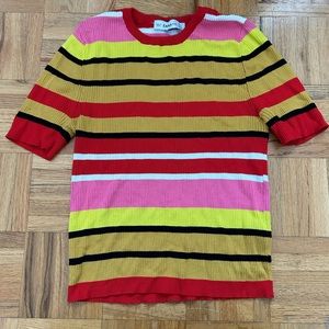 Zara multi-colored knit shirt